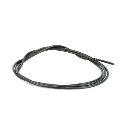 Cable fil électrique noir 1.25mm x 5 m