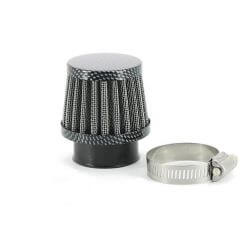 Filtre à air - cornet droit type K&N Ø35mm Carbone • Motorkit