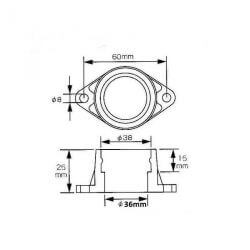 Manchon pour carburateur Mikuni TM33& PWK33 • Motorkit