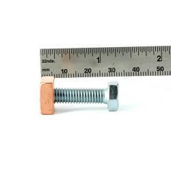 Vis pot d'échappement avec écrou carré Wallaroo - Peugeot 103 et Fox • Motorkit