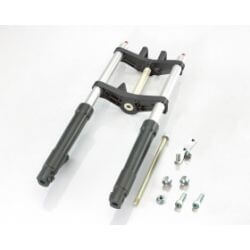 Fourche Kitaco noire 30mm pour frein à disque Type X pour Honda Monkey et  Singa Skymini • Motorkit