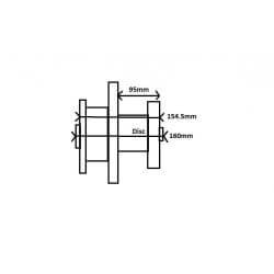 Moyeu arrière disque super wide G-Craft Monkey • Motorkit