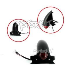Matte Black Bagster Achterlicht • Motorkit