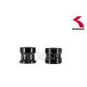 Douilles - Entretoises d'axe roue arrière Kitaco pour Honda MSX - Monkey 125 - noir ou or | Motorkit