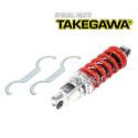 Amortisseur Takegawa SP CNC rouge pour Honda MSX 125 / Grom 06-04-0090 | Motorkit