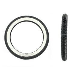 Kenda Mitas 2.75 x 17 "whitewall tire • Motorkit