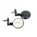 Rond bar end spiegels set - verstelbaar - 2 verschillende kleuren | Motorkit