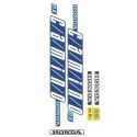 jeu autocollants - sticker Honda Camino DX bleu | Motorkit