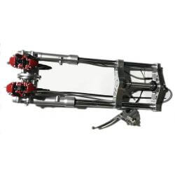 Fourche hydraulique - double freins à disque pour Dax ST CT et Skyteam - Skymax • Motorkit