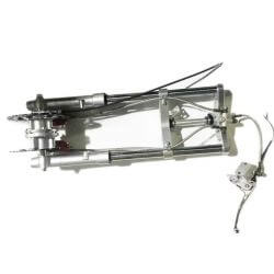 Fourche hydraulique - double freins à disque pour Dax ST CT et Skyteam - Skymax • Motorkit