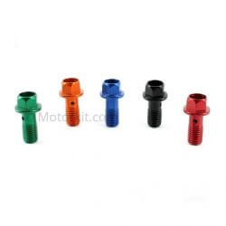 M10 x 1.25 Hydraulic Banjo Screw - Different Colors • Motorkit