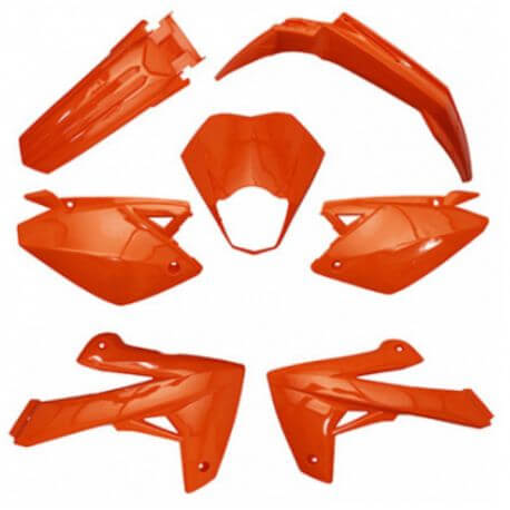 Body work kit for Rieju MRT Enduro PRO SM 50cc - Orange - 7 pieces Body work kit for Rieju MRT Enduro PRO SM 50cc - Orange - 7 pieces