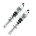 Oleo-pneumatic CNC shock absorber set - 330 mm - chrome springs | Motorkit