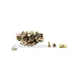 Vis et agrafes clips de carrosserie Scooter 4 mm • Motorkit