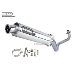 Pot d'échappement NHRC down alu pour Honda Monkey 125 JB02 • Motorkit