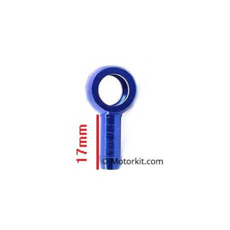 M10 blue banjo for 7mm hydraulic hose