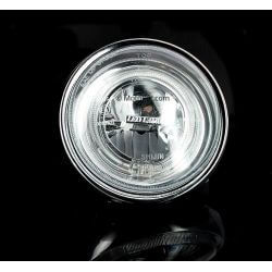 Optique de phare Led Ultra Blanc pour Monkey + veilleuse bleue • Motorkit