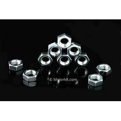 Set of 10 M8 nuts for wrench of 12 • Motorkit