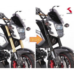 Fourreaux de fourche noirs Kitaco pour Honda MSX 125 • Motorkit