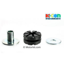 Silentbloc de fixation M6 universel Kitaco - 2 épaisseurs différentes • Motorkit