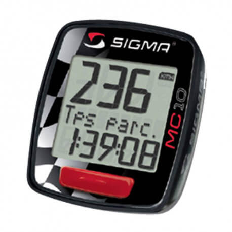 Compteur kilométrique Sigma MC10 pour moto, scooter et cyclomoteurs
