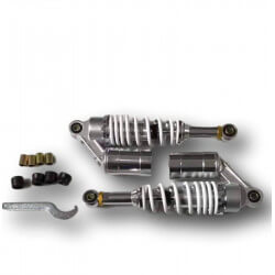 Amortisseurs à gaz réglables 285mm blanc • Motorkit