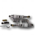 Amortisseurs à gaz réglables 285mm blanc | Motorkit