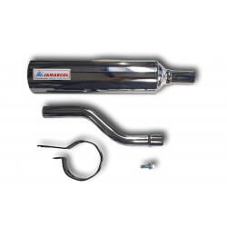 Silencieux Honda MT chromé, rond • Motorkit