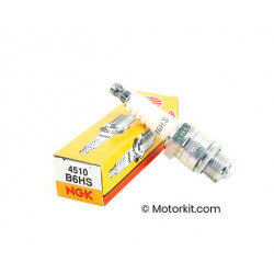 Bougie NGK B6HS korte kraag voor 2 takt motoren • Motorkit