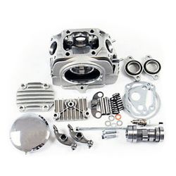 culasse complete 125 YX et Lifan avec soupapes 27 et 23mm • Motorkit