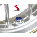 Valves tubeless ultra courte Kitaco - bleu | Motorkit