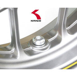 Kitaco ultra short tubeless valves - silver