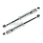 Paire d'amortisseurs 360mm chromé
