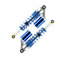 Blauwe schokdempers 330mm met externe gaspatroon Honda Dax Monkey en Skyteam | Motorkit