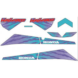 Autocollant Stickers set Honda wallaroo Bleu vert mauve • Motorkit