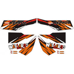 Autocollant Stickers set Honda wallaroo Repsol • Motorkit