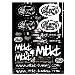 stickers MTKT zwart en wit  • Motorkit