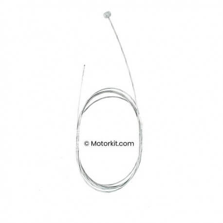 Câble nu de frein ou embrayage 2mètres ,  embout cylindrique 7mm x 7mm