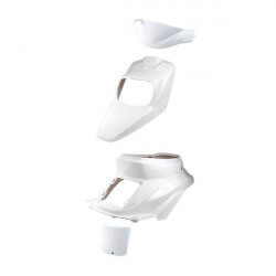 Carrosserie Booster / Bws Spirit, standard, blanc • Motorkit