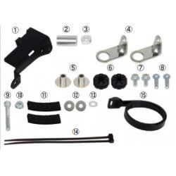 Support radiateur Monkey 125cc Takegawa  • Motorkit