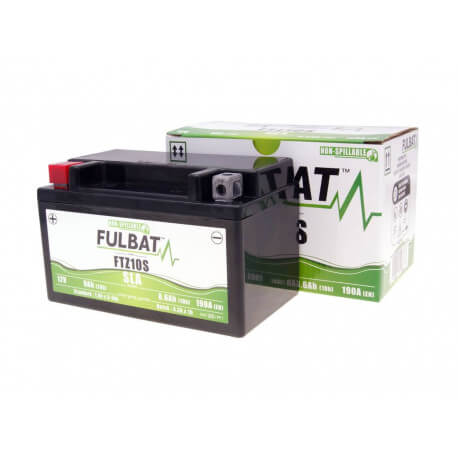 Battery CTZ10S-BS / YTZ10S-BS 12V 8.6Ah 151x87x92 mm T-MAX