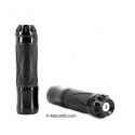 Recouvrement de poignées Kepspeed CNC noir avec embout de guidon | Motorkit