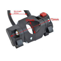 Commodo - commutateur universel tout en un - perpendiculaire au guidon • Motorkit