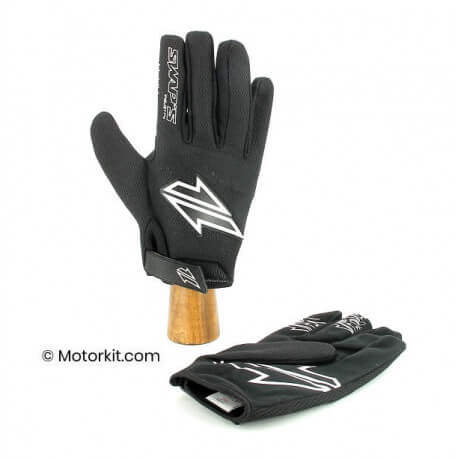 Off road gloves - black - EC approved 