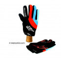 Off road gloves blue-red-black - EC approved  | Motorkit