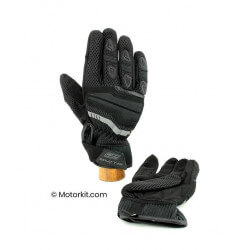 Summer gloves - black - EC approved • Motorkit