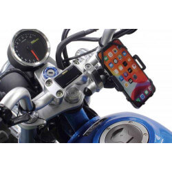 Support d'accessoires au guidon Takegawa pour Honda Monkey 125cc - alu silver