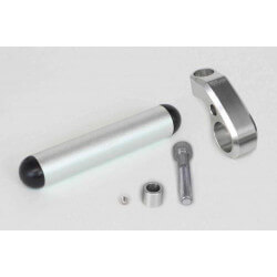 Support d'accessoires au guidon Takegawa pour Honda Monkey 125cc - alu silver • Motorkit