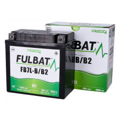 Batterie gel Fulbat FB7L-B/B2 136x76x130mm 12V 8Ah 100A • Motorkit