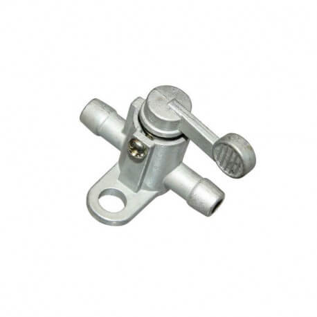 Universal fuel tap between hoses with support